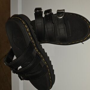 Dr. Martens Black Womens Sandals Size 9 (Paula #9)